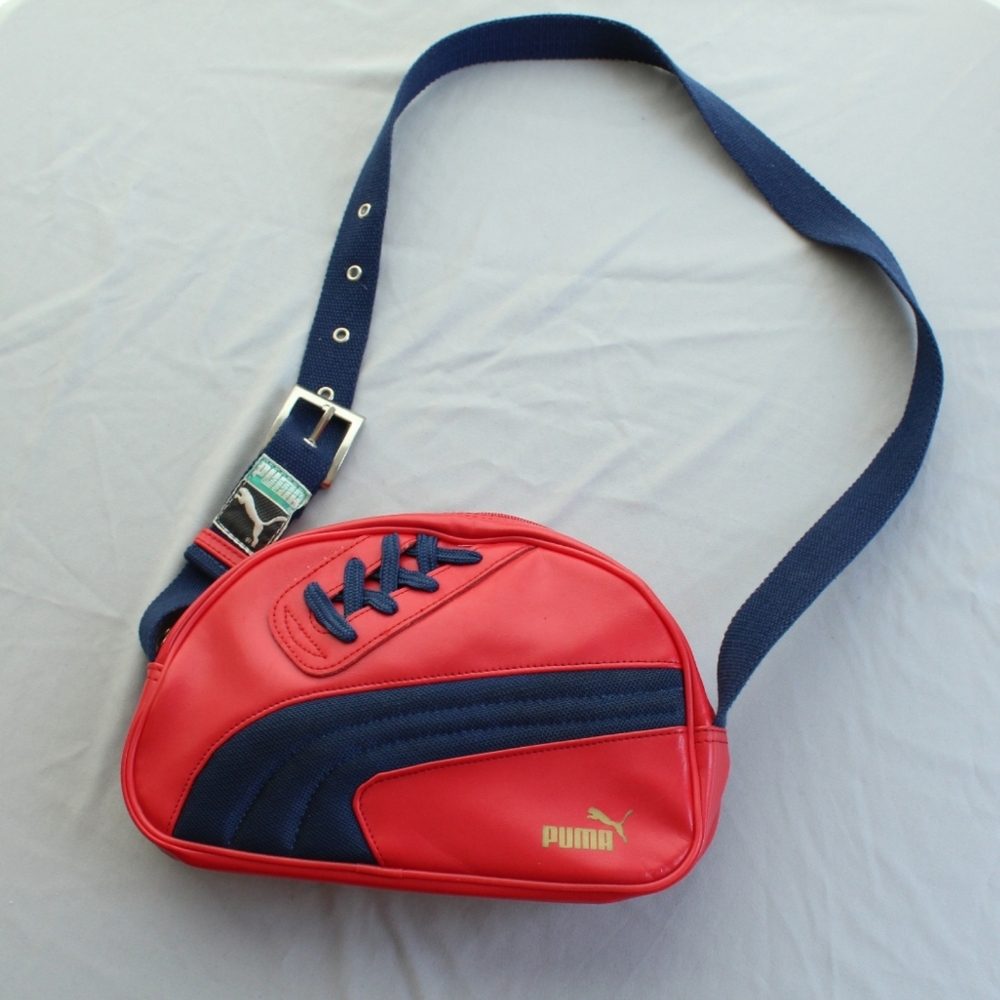 Vintage puma crossbody shoe purse